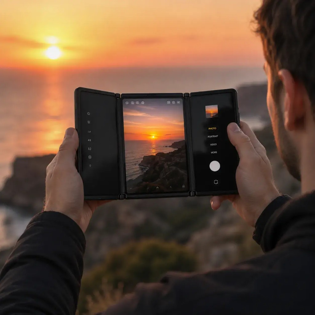 Fold360™ — aparat 48 MP na 3 ekranach